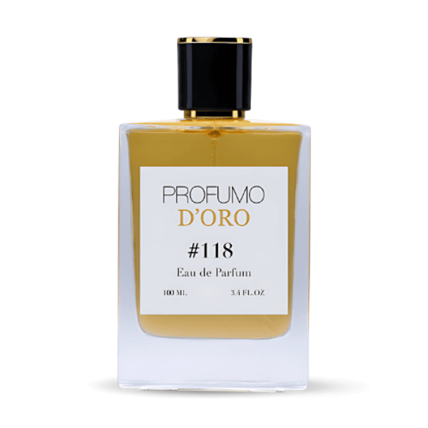 Profumo D’oro #118 – eleganter Flakon, Hauptansicht des orientalisch-intensiven Eau de Parfum